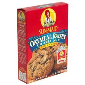 Sun maid Oatmeal Raisin Cookie Mix Extra Chewy 17.5 Oz 4 Packs  