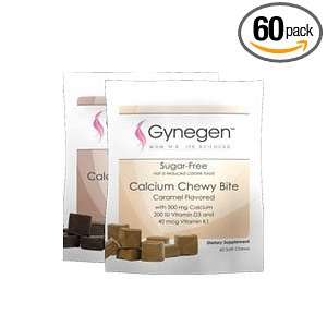  Gynegen Calcium Chewy Bite Chocolate 500 mg Health 