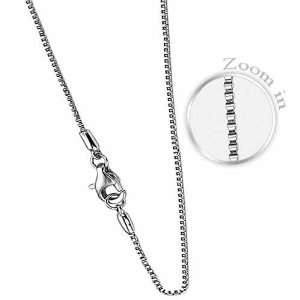  Stainless Steel Necklace with Box Links Design Box Type 2 