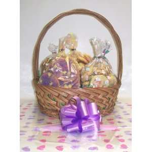 Scotts Cakes Large Easter Chick Classic Cookie Basket with Handle 