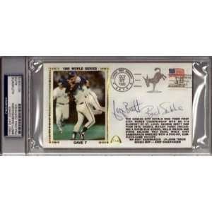  George Brett & Bret Saberhagen Autographed First Day Cover 