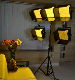   continuous lighting with 2 gel filter, AC Adapters & storage bags