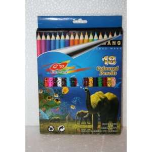  18PCS Color Pencils Non Toxic FAIRLY SOFT LEADS HARDER TO 