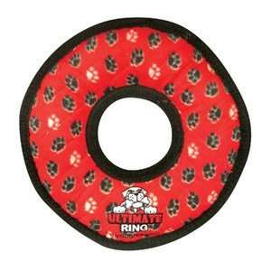  Tuffy Ultimate Ring Dog Chew Toy 10   Red Toys & Games