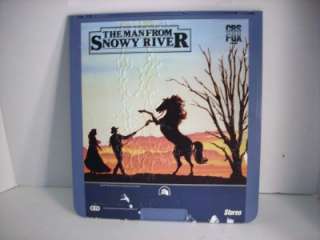 CED Selectavision VideoDisc The Man From Snowy River  