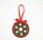   Lot. Wood Reindeer Pin, MOP Button Snowman Pin, Twine Santa Ornament