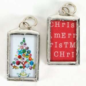  Soldered Charms   Vintage Christmas Tree Arts, Crafts 