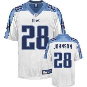  Chris Johnson Tennessee Titans WHITE Equipment   Replica NFL 