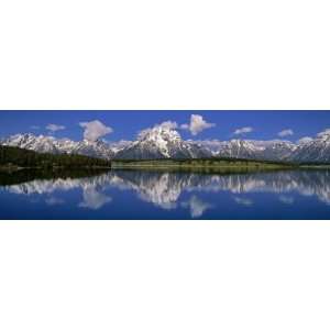  Reflection of Mountain in Water, Mt. Moran, Grand Teton 