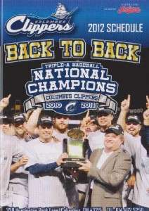 COLUMBUS CLIPPERS 2012 Pocket Schedule  