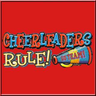 SLIX Cheerleaders Rule Cheer Leader Shirts S 3X,4X,5X  