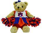 Auburn Tigers Cheerleader Teddy Bear   Plays 3 Chants/Cheers