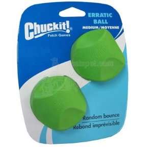  Chuckit Erratic Ball Medium 2pk