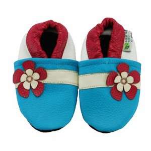  Augusta Baby Aloha Blue Soft Sole Leather Baby Shoe (12 18 mo) Baby