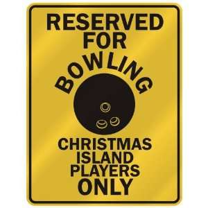   CHRISTMAS ISLAND PLAYERS ONLY  PARKING SIGN COUNTRY CHRISTMAS ISLAND