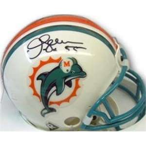  Junior Seau autographed Football Mini Helmet (Miami 