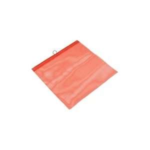  Red Mesh Caution Flag w/ wire rod 18x18  DOT 