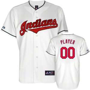  Cleveland Indians Customized Replica Home Baseball Jersey 