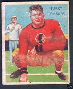 1935 National Chicle #11 Turk Edwards Boston Redskins  