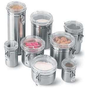 Exeter Brushed Stainless Steel Canister 4 3/4 x 3 