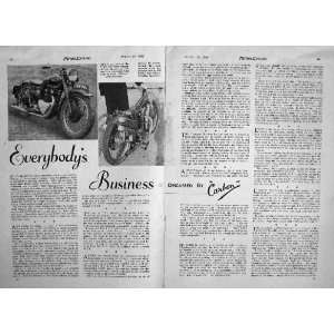   MOTOR CYCLE MAGAZINE 1946 MATCHLESS SNEYD CLISBY RUDGE