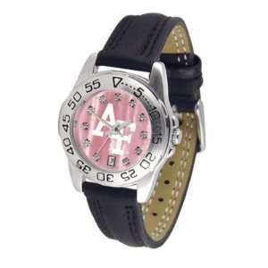 Air Force Academy Falcons Ladies Sport Watch with Leather Band and 