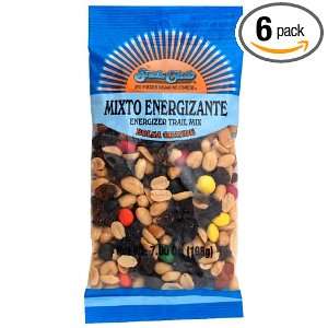 Snak Club Mixto Energizante, 7 ounce bags, (Pack of 6)  