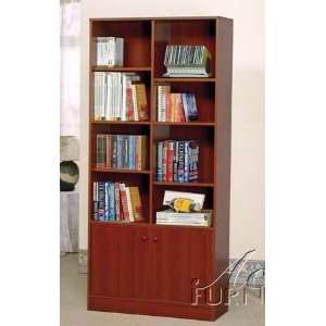  Book Shelf Cabinet in Cherry Finish