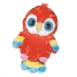   Aurora Plush YooHoo Red Scarlet Macaw Magical NEW 5 