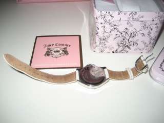 Juicy Couture White Leather Watch  
