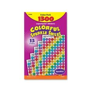   Variety Pack Sticker,1300 Smilies   Assorted