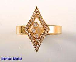 Chopard 18K Yellow Gold & Diamonds Rings  