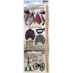  Civil War Cardstock Stickers Arts, Crafts & Sewing