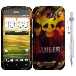   Cover Case for HTC ONE X Smartphone *AT&T* + Bonus Pen Cell Phones