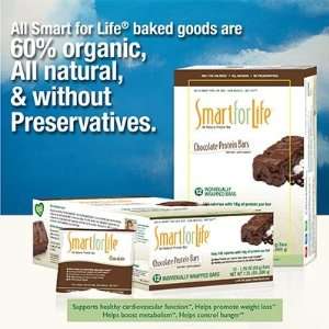 Smart For Life® Chocolate Gluten Free & All natural Protein Bars Six 