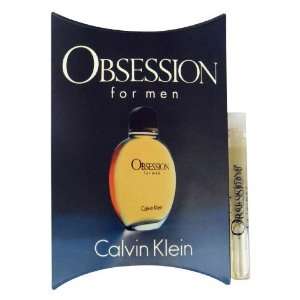  OBSESSION by Calvin Klein Vial (sample) with sample Body Lotion 