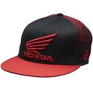  One Industries Honda Fadeout Hat   Small/Medium/Red 