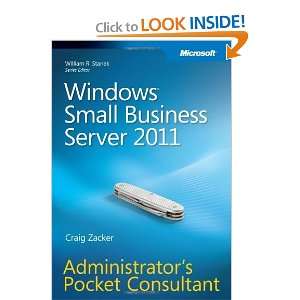  Windows Small Business Server 2011 Administrators Pocket 