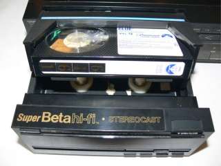 Vintage Sony SL HF750 Betamax Super Beta HI FI  VCR Player 