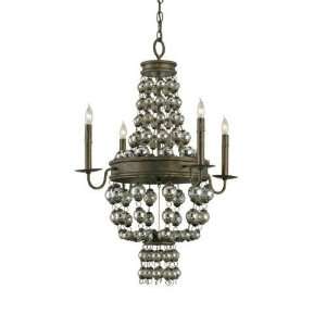  Currey and Company 9762 Spellbound 4 Light Chandelier in 