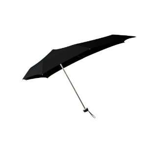  Senz Smart S Folding Umbrella in Black Patio, Lawn 