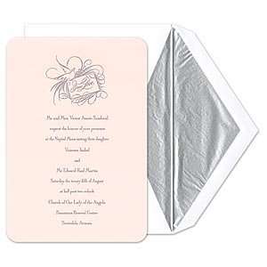  Pink Mist Invitation Wedding Bridal Shower Invitations 