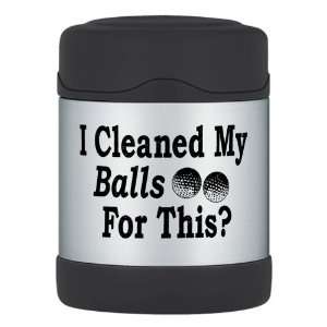   Food Jar Golf Humor I Cleaned My Balls For This 