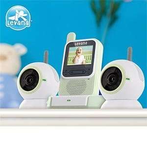  Levana ClearVu® Digital Video Baby Monitor with 2 Digital 