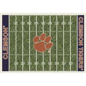  Clemson 78 x 109 Premium Field Rug