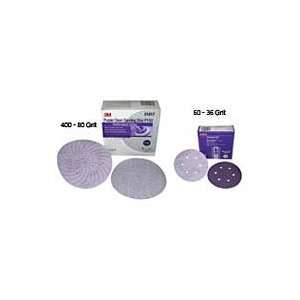   01812 Hookit 334U Purple 6 P320C Grit Clean Sanding Disc, (Box of 50