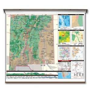  Map 076254080X New Mexcio State Thematic Secondary  3 8 Classroom 