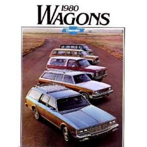    1980 CHEVORLET STATION WAGON Sales Brochure Book Automotive