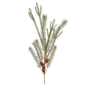   Christmas Greens Glacier & Skyland Pine with Cone Holiday Sprays 30