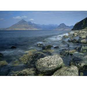  Rugged Coast of Skye, Scotland, with the Cuillin Hills 